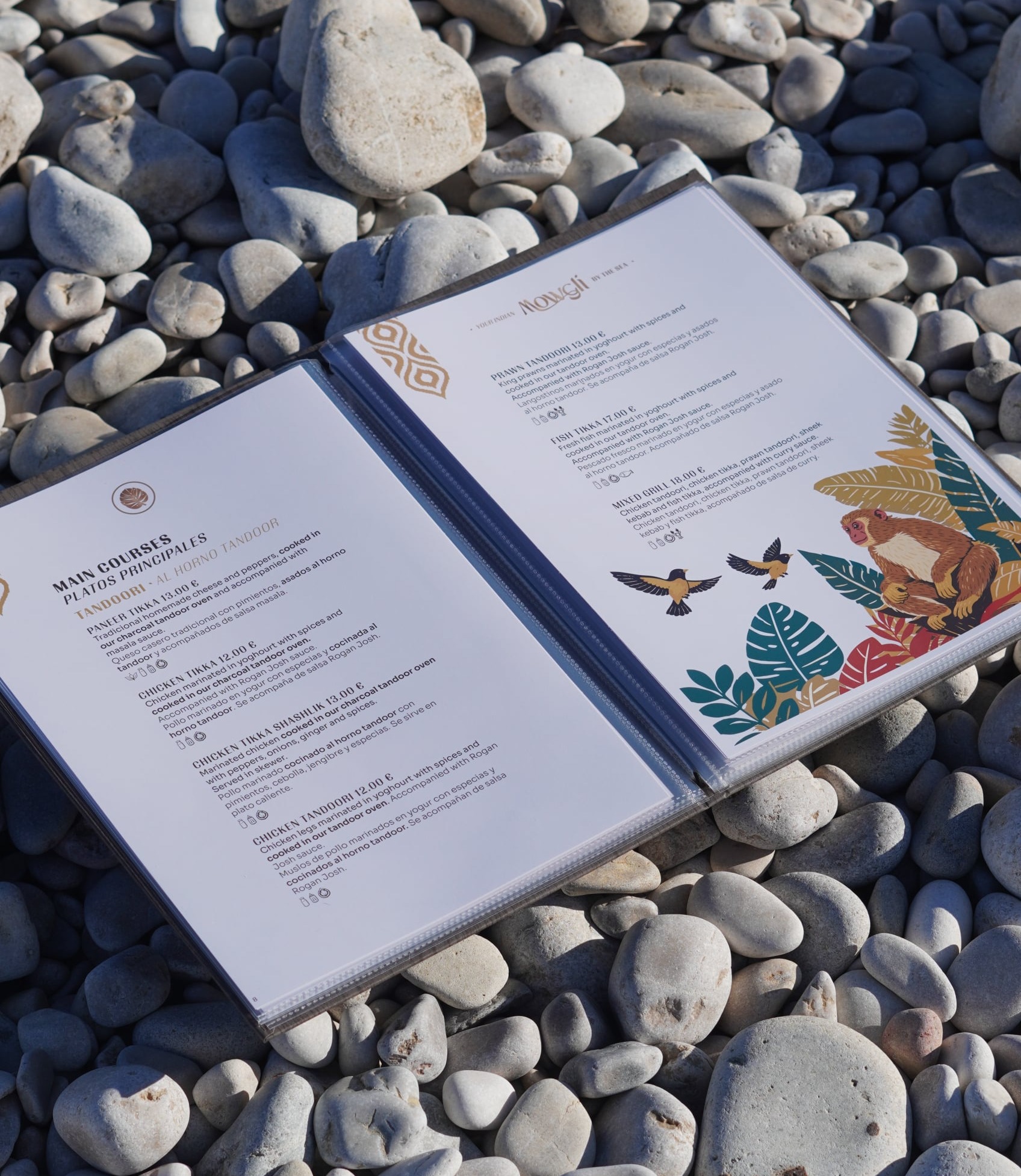 Indian Restaurant Mowgli Full Menu